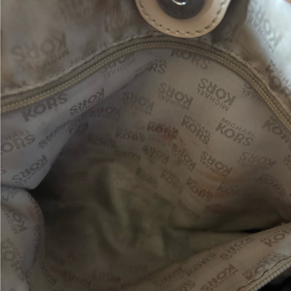 Michael Kors Brown Leather Tote Bag - Picture 5 of 5